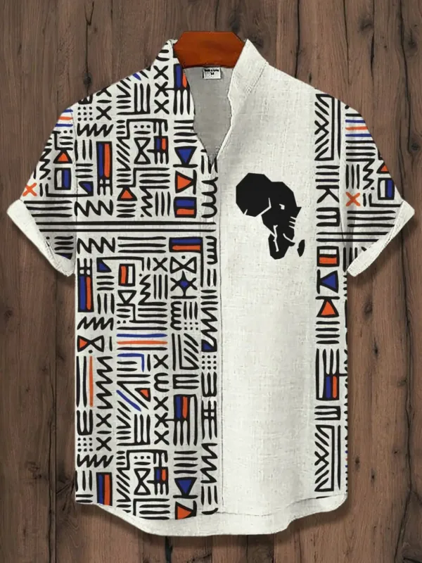 chemise-africaine-homme-2025-1 Chemise Africaine Homme 2025, style traditionnel et moderne