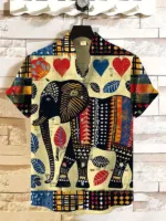 Mode masculine africaine, chemise chic et décontractée