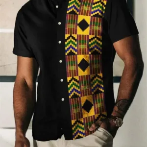 Chemise Africaine Homme Coupe Droite