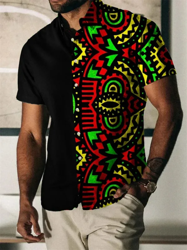 Casual chic : chemise homme à coupe droite