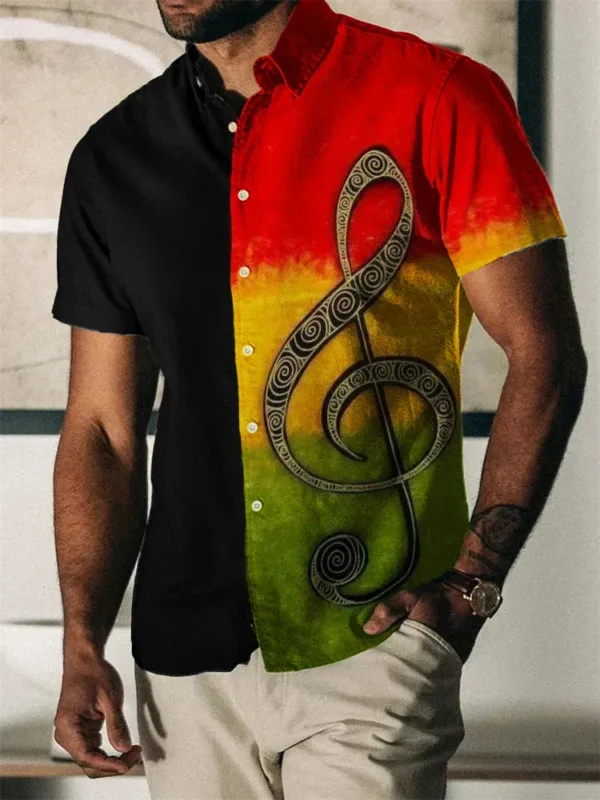 Chemise homme de mode, inspiration africaine