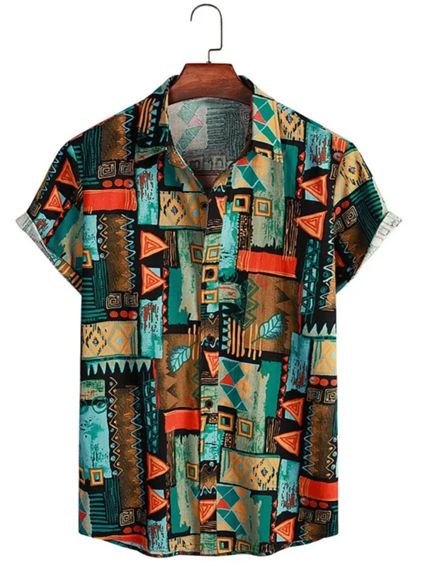 Chemise décontractée africaine pour homme