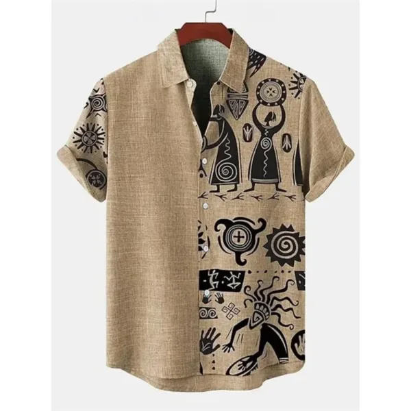 Chemise en Lin pour Homme, style africain