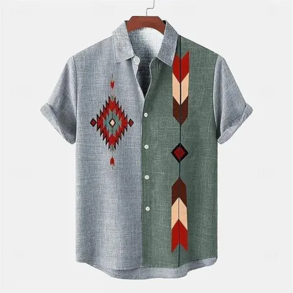 Vêtement en Lin, chemise traditionnelle africaine
