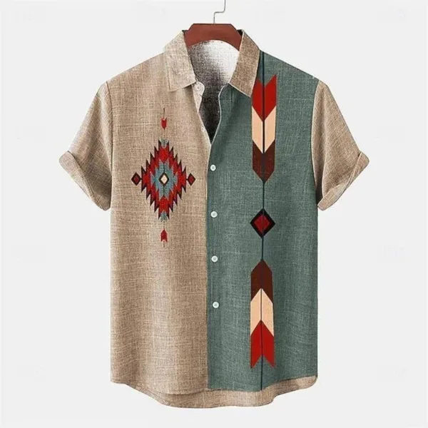 Mode africaine, chemise homme en Lin léger