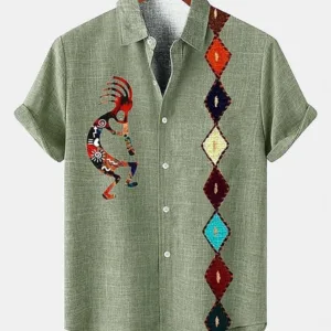 Chemise homme style africain, idéale pour l'été
