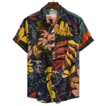 Chemise élégante avec touches africaines