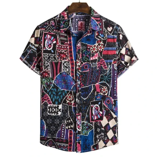 Chemise avec imprimés géométriques pour homme