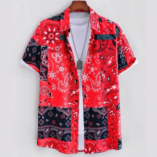 Chemise homme avec style africain unique