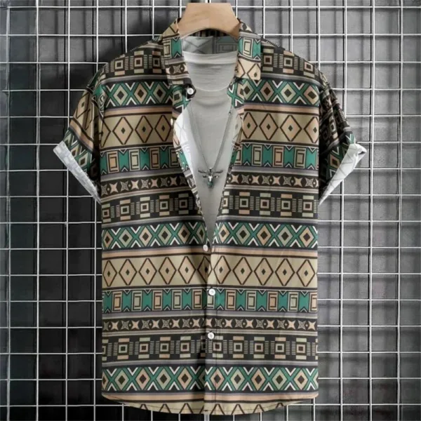 Chemise homme grande taille style africain