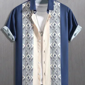 Chemise légère pour homme, style africain