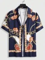 Tissu léger et respirant, chemise africaine
