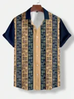 Style décontracté, chemise homme africaine