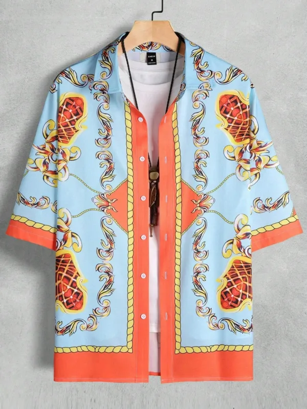 Mode masculine avec chemise africaine élégante