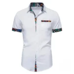 Mode masculine : chemise africaine légère et stylée