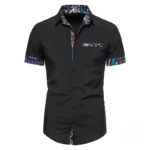 Chemise homme aux couleurs vibrantes, inspiration africaine