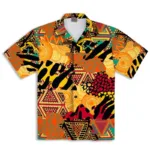 Chemise courte homme style africain