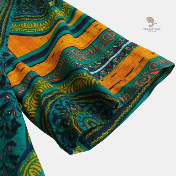 Modèle de chemise africaine pour homme, légère et élégante