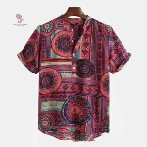 Chemise africaine homme, idéale pour les saisons chaudes