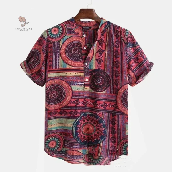 Chemise africaine homme, idéale pour les saisons chaudes