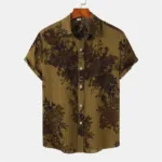 Chemise homme chic aux motifs inspirés d'Afrique