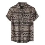 Chemise tendance pour hommes inspirée de l'Afrique