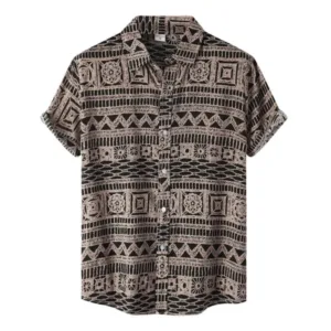Chemise tendance pour hommes inspirée de l'Afrique