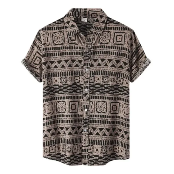 Chemise tendance pour hommes inspirée de l'Afrique