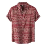 Chemise colorée pour homme aux influences africaines