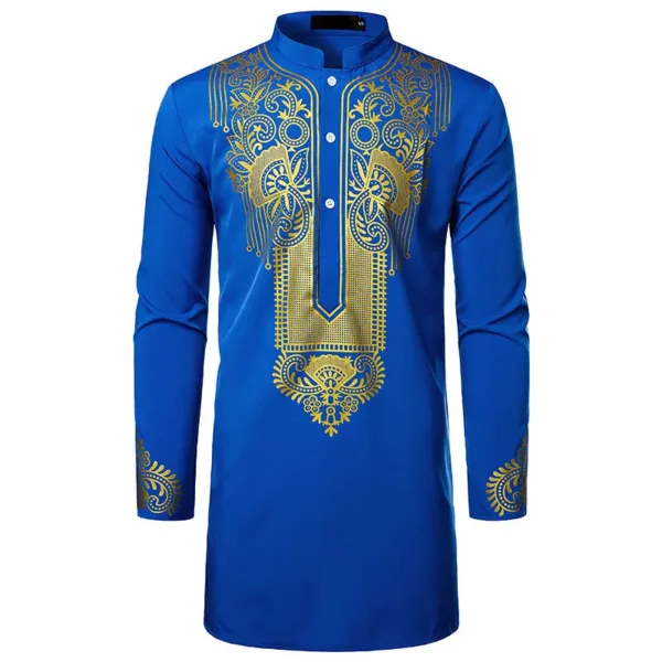 Design élégant en blanc et or pour homme