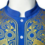Modèle classique de chemise africaine pour homme