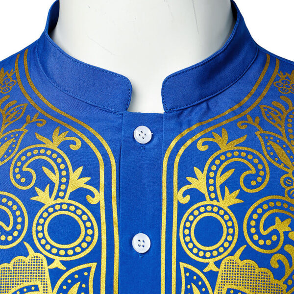 Modèle classique de chemise africaine pour homme