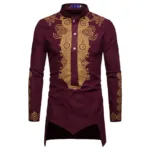 Mode masculine, chemise africaine élégante