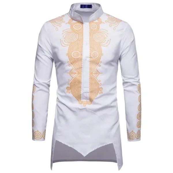 Vêtement traditionnel africain, chemise homme chic