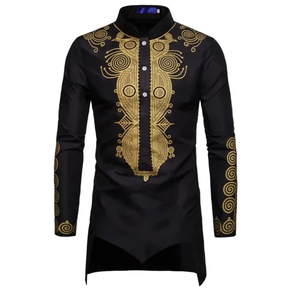 Tenue pour hommes, chemise africaine longue