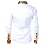 Chemise homme à motifs africains, élégante et moderne