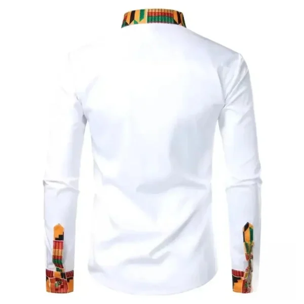 Chemise homme à motifs africains, élégante et moderne