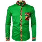 Mode africaine pour homme : chemise blanche classique