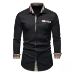 Vêtement traditionnel réinterprété : chemise blanche homme