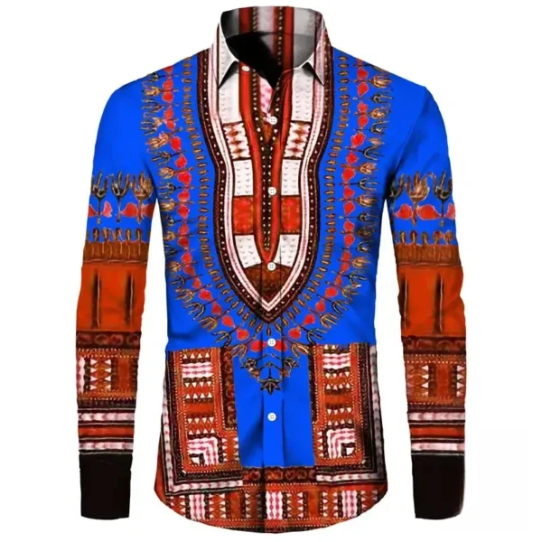 Style africain, chemise dashiki avec motifs modernes