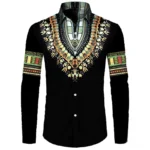 Chemise Dashiki Homme, style africain traditionnel - vue 2
