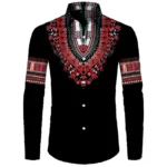 Chemise Dashiki Homme, style africain traditionnel - vue 4