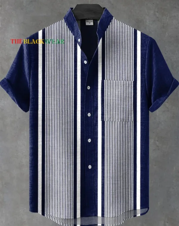 Look moderne avec chemise en pagne pour homme