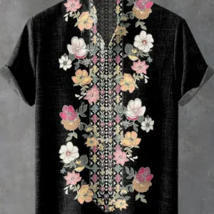 Chemise africaine homme en tissu traditionnel