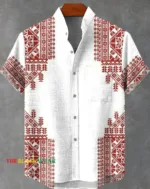 Pagne coloré chemise homme style africain