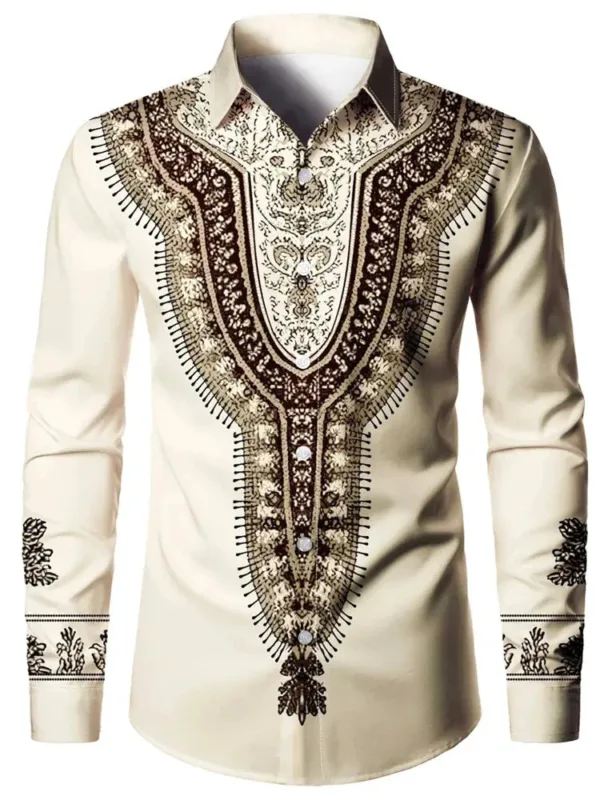 chemise-ethnique-africaine-homme-1 Chemise Africaine Homme Ethnique