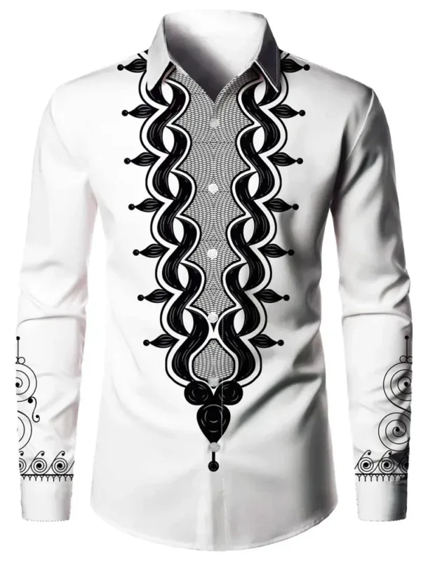 Style Ethnique pour Homme : Chemise Unique
