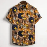 Chemise avec design africain moderne pour homme