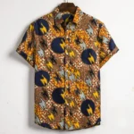 Chemise en coton, inspiration africaine pour homme