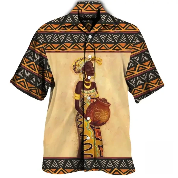 chemise-homme-imprime-africain-1 Chemise Homme Imprimé Africain